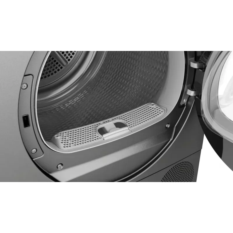 Bosch Serie 6 WQG243DR10 warmtepompdroger vrijstaand frontlader 9 kg grijs