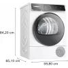 Bosch Serie 8 WQB246D41 warmtepompdroger vrijstaand frontlader 9 kg wit