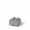 Lade-eenheid room copenhagen LEGO Brick Drawer 4, grijs, modulaire opbergla
