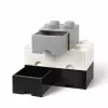 Lade-eenheid room copenhagen LEGO Brick Drawer 4, grijs, modulaire opbergla
