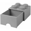 Lade-eenheid room copenhagen LEGO Brick Drawer 4, grijs, modulaire opbergla