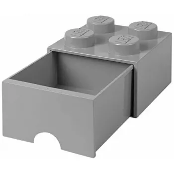 Lade-eenheid room copenhagen LEGO Brick Drawer 4, grijs, modulaire opbergla
