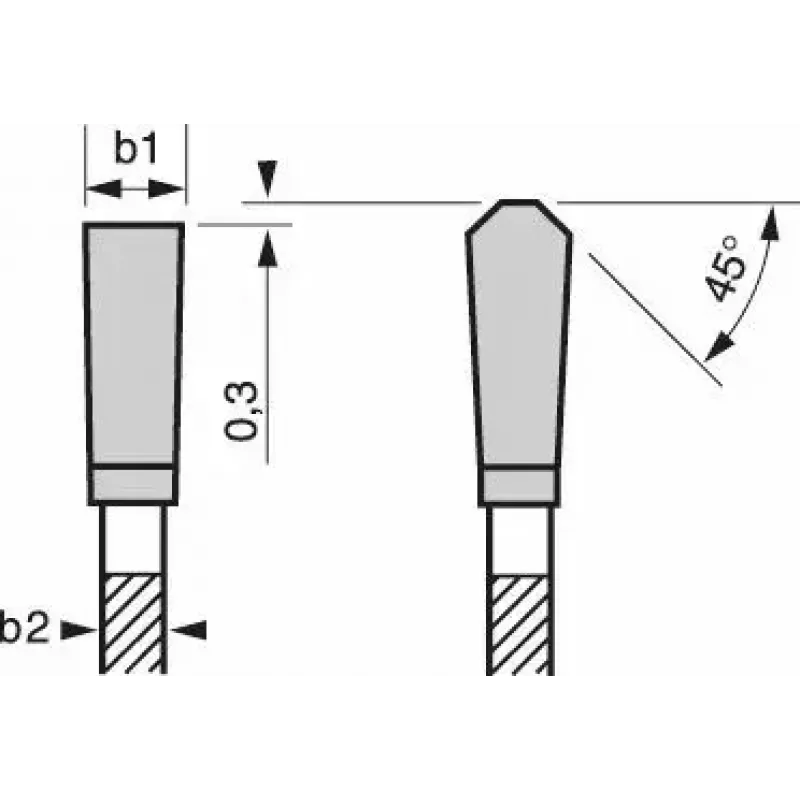 Cirkelzaagblad Bosch 2 608 641 195 13 cm boringdiameter 2 cm