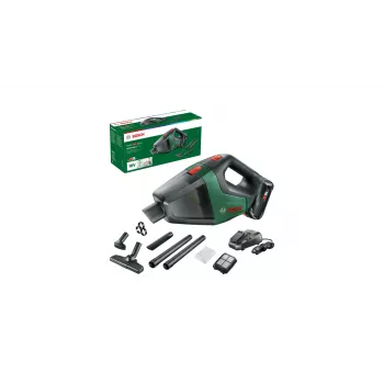 Bosch Universal Vac 18 2-in-1-accustofzuiger batterij droog zakloos zwart, groen 2,5 Ah