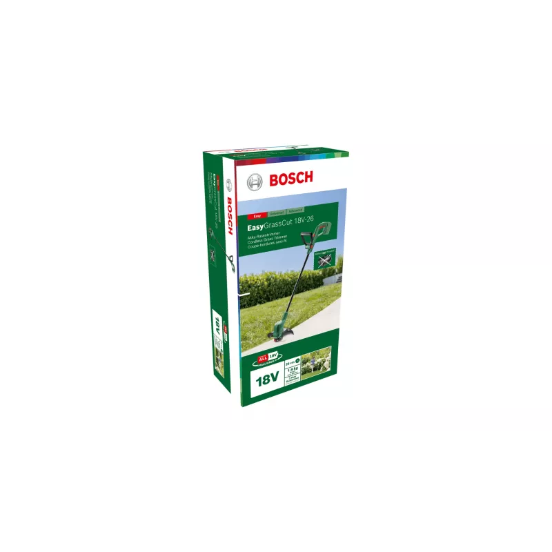 Bosch EasyGrassCut 18V-26 26 cm accu zwart, groen