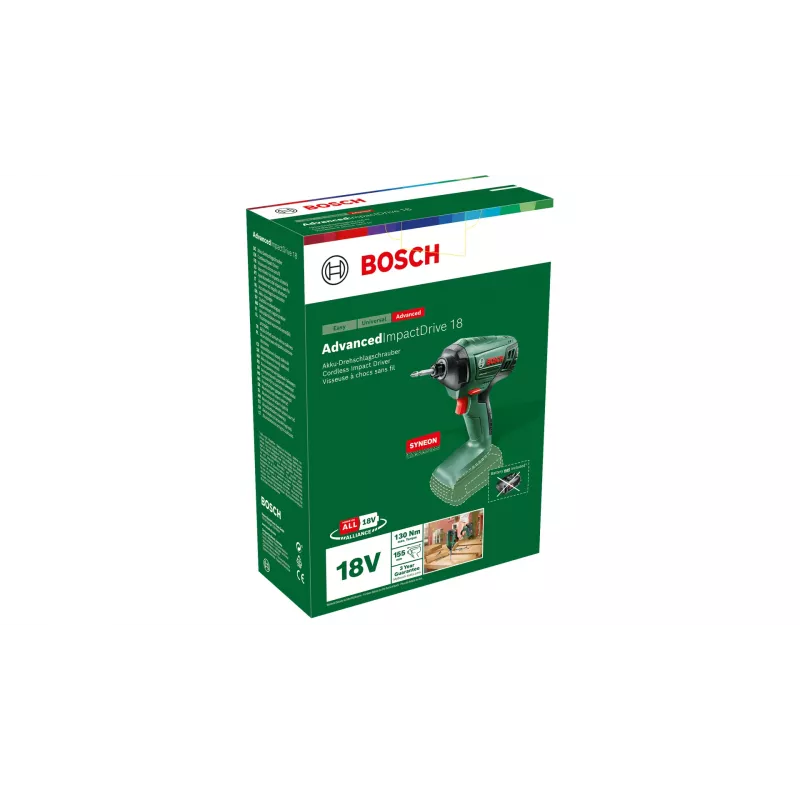 Bosch AdvancedImpactDrive 18 2600 t/min zwart, groen