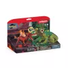 Speelfigurenset Schleich Eldrador Creatures vuur-dinosaurus vs. junglehagedis, model 70834