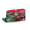 Speelfigurenset Schleich Eldrador Creatures vuur-dinosaurus vs. junglehagedis, model 70834