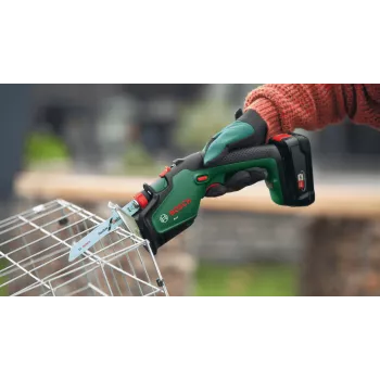 Accu-sabelzaag Bosch Keo 2300 spm, 18 V, 2 Ah, 2300 spm, slaglengte 115 mm, gewicht 1,4 kg