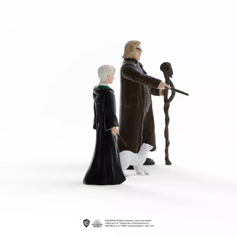 Schleich speelfigurenset Wizarding World: Mad-Eye Moody en Draco Malfoy met fret
