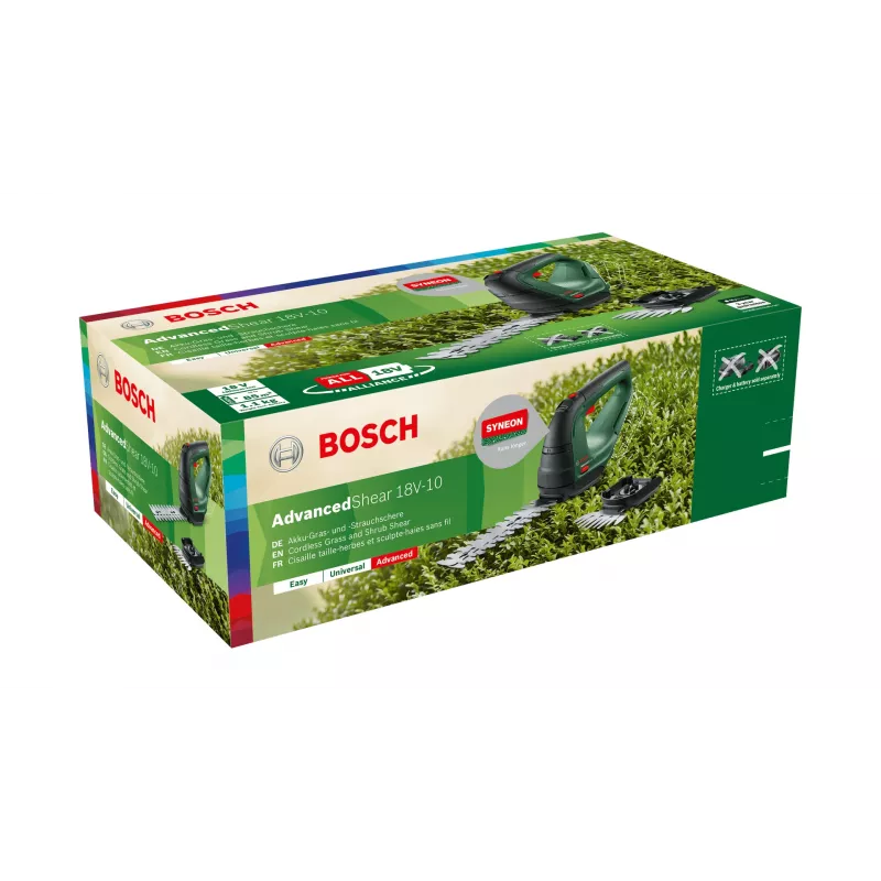 Bosch AdvancedShear 18V-10 accu-grasschaar 10 cm lithium-ion (Li-Ion) zwart, groen