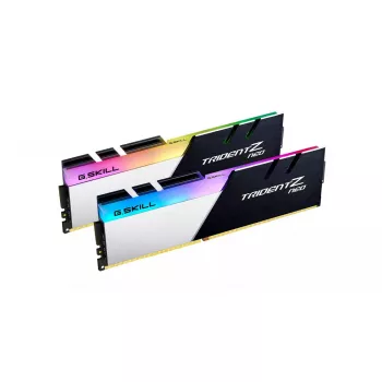 DIMM 16 GB DDR4-3200 (2x 8 GB) dual-kit, werkgeheugen zwart/wit, F4-3200C16D-16GTZN, Trident Z Neo, INTEL XMP
