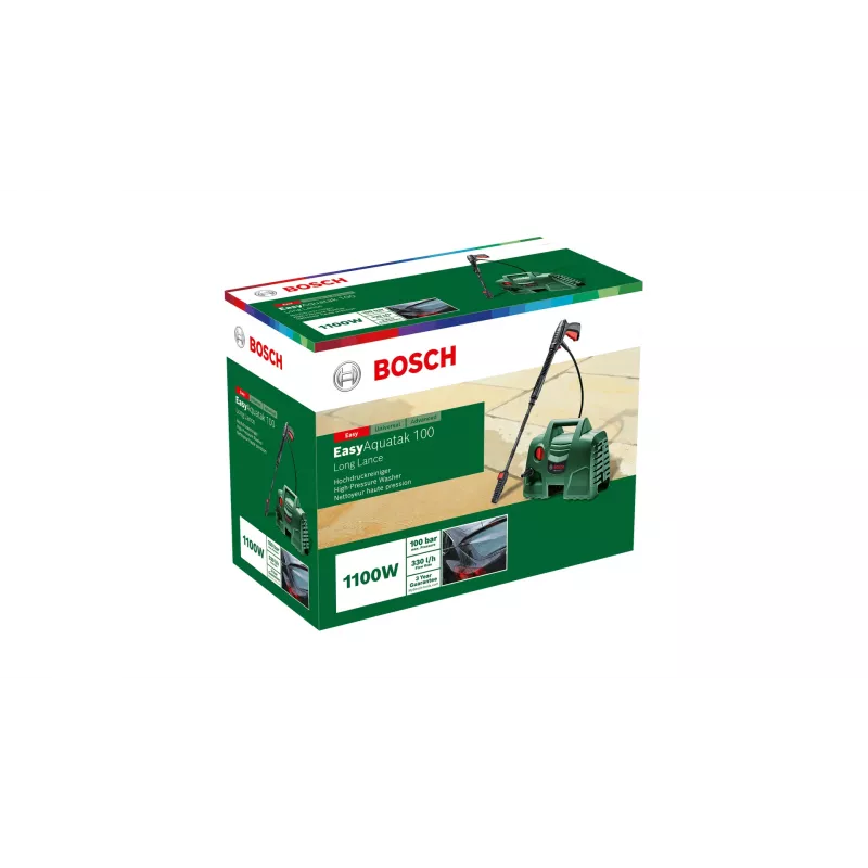 Bosch 0 600 8A7 E01 hogedrukreiniger compact elektrisch 5,5 l/u groen