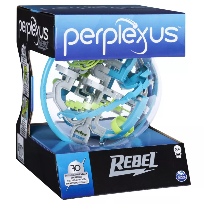 Games Perplexus Rebel, 3D-doolhofspel met 70 hindernissen, doolhofpuzzel speelgoed, 6 jaar