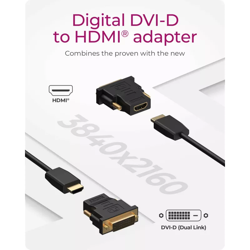 ICY BOX IB-AC552 DVI-D HDMI type A (standaard)