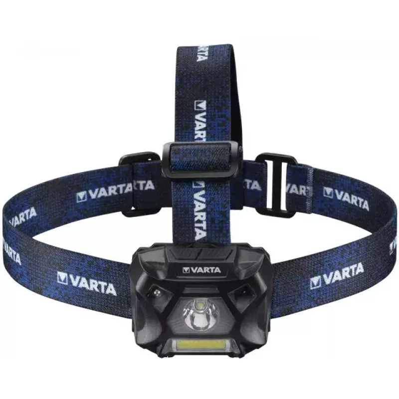 Hoofdlamp Varta WORK FLEX MOTION SENSOR H20 zwart blauw LED 150 lm 20 h