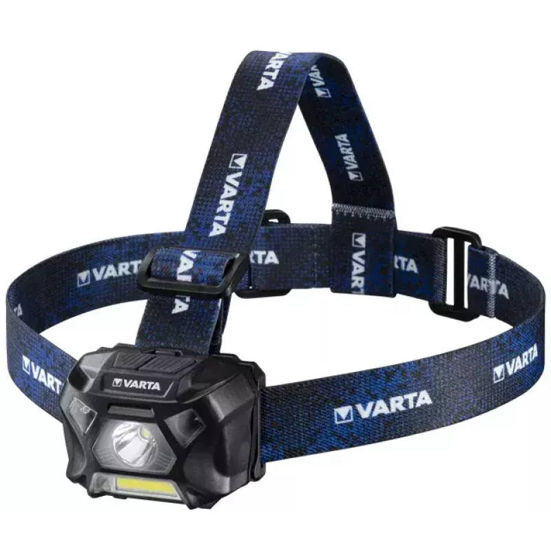 Hoofdlamp Varta WORK FLEX MOTION SENSOR H20 zwart blauw LED 150 lm 20 h