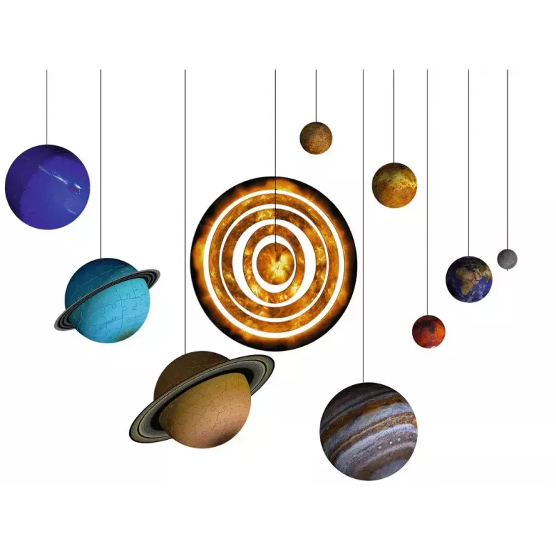 3D-puzzel Ravensburger planetenstelsel