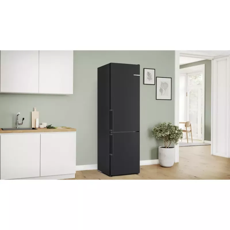 Bosch Serie 4 KGN39VXCT koel-vriescombinatie, 363 l (260 l + 103 l), energieklasse C, donker roestvrij staal
