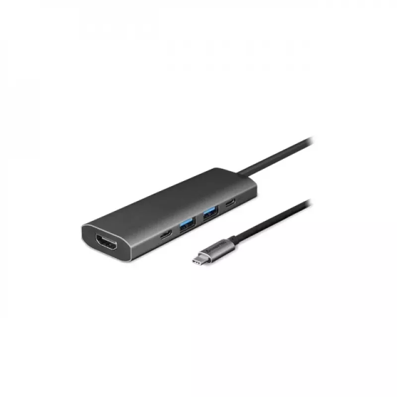 Mobiel apparaat-dockingstation Chieftec DSC-502 USB Type-C grijs