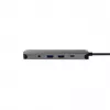 Chieftec DSC-901 USB-C dockingstation, USB 3.2 Gen 1, HDMI, Gigabit LAN, 2x USB-A, 2x USB-C, titanium