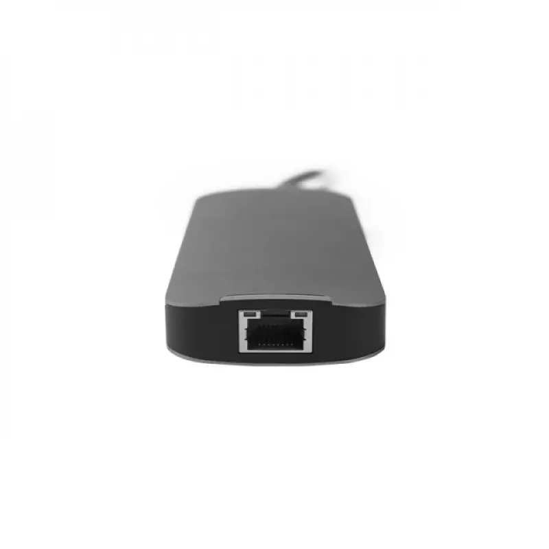 Chieftec DSC-901 USB-C dockingstation, USB 3.2 Gen 1, HDMI, Gigabit LAN, 2x USB-A, 2x USB-C, titanium