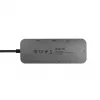 Chieftec DSC-901 USB-C dockingstation, USB 3.2 Gen 1, HDMI, Gigabit LAN, 2x USB-A, 2x USB-C, titanium
