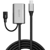 Lindy 5m USB 3.2 Gen 1 C/A Active Extension, 5 m, USB C, USB A, USB 3.2 Gen 1 (3.1 Gen 1), zilver