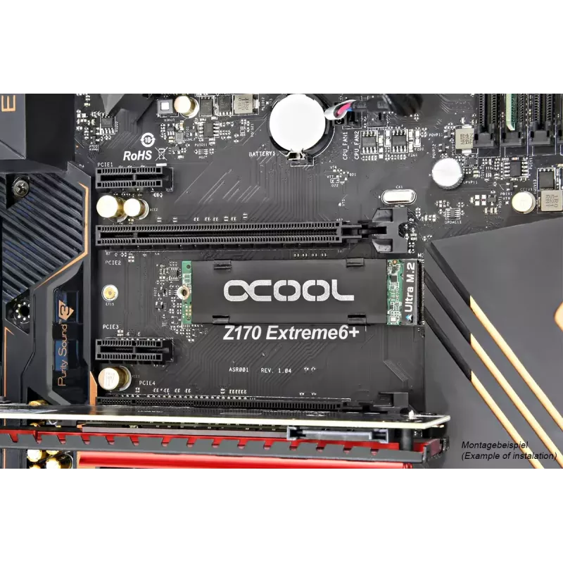 Koellichaam/koeler Alphacool HDX - M.2 SSD M01