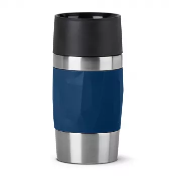 EMSA Travel Mug Compact 300 ml blauw, roestvrij staal