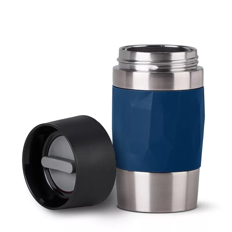 EMSA Travel Mug Compact 300 ml blauw, roestvrij staal