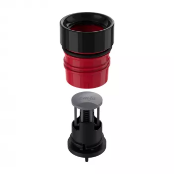 EMSA Bludrop Sleeve N3111100 drinkfles dagelijks gebruik 700 ml roestvrij staal zwart, roestvrij staal