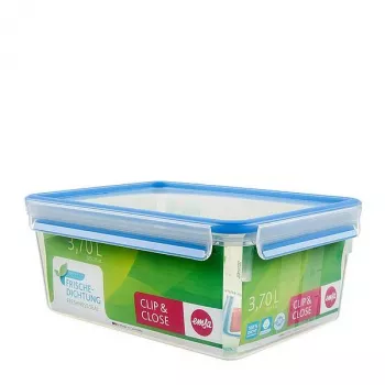 EMSA 508546 vershouddoos rechthoekige box 3,7 l transparant 6 stuks