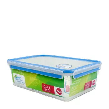 EMSA 508547 bewaarbox rechthoekige doos transparant 2 stuks