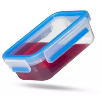 EMSA 508536 levensmiddelenbewaarcontainer rechthoekige box 0,85 L transparant 8 stuks