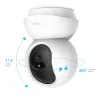 TP-Link Tapo pan/tilt beveiligingscamera voor thuis met Wi-Fi