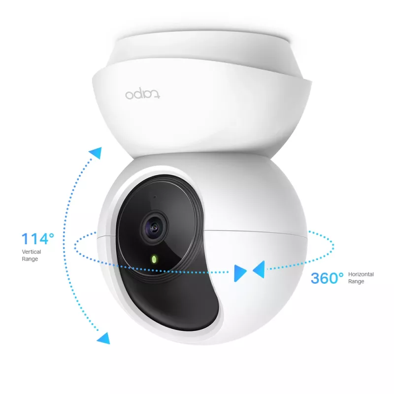 TP-Link Tapo pan/tilt beveiligingscamera voor thuis met Wi-Fi