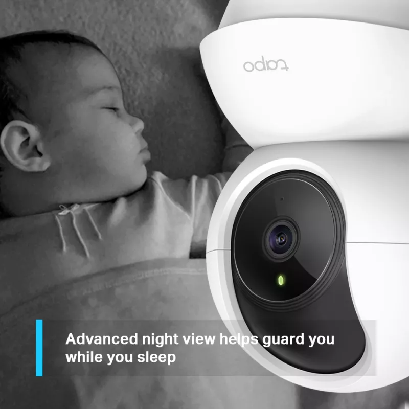 TP-Link Tapo pan/tilt beveiligingscamera voor thuis met Wi-Fi