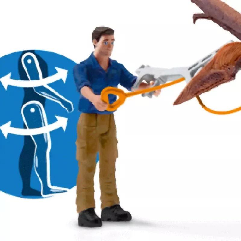 Schleich dinosaurus Jetpack-jacht