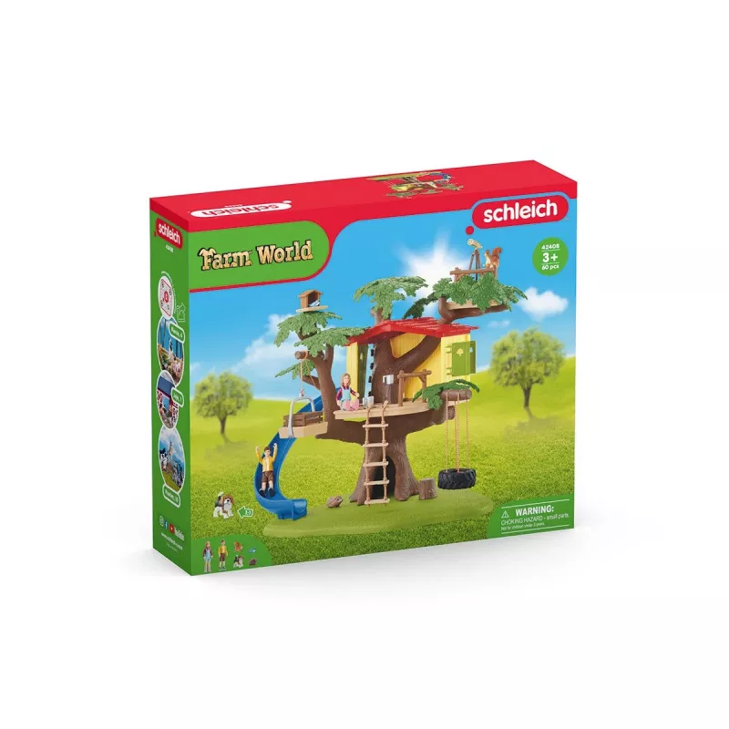 Speelset Schleich FARM WORLD avonturen-boomhut