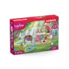 schleich BAYALA Glinsterend bloemenhuis met eenhoorns, meer en stal
