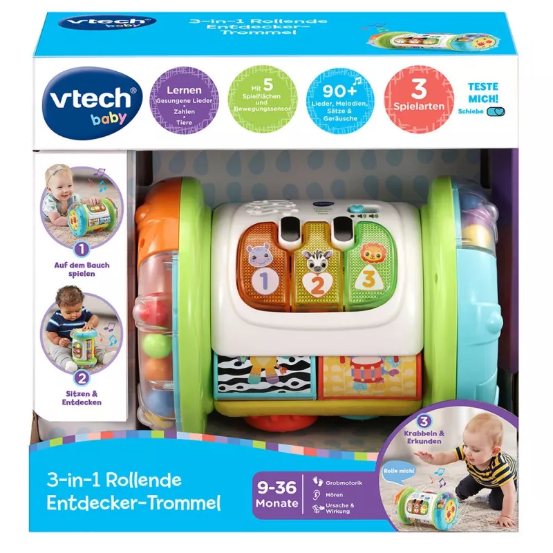 VTech Baby 562604, 0,75 jaar, batterijen vereist, AAA, veelkleurig