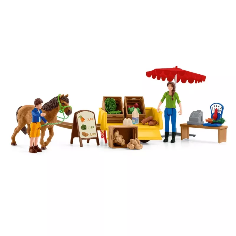 Mobiele farmstand Schleich Farm Life Sunny Day 42528