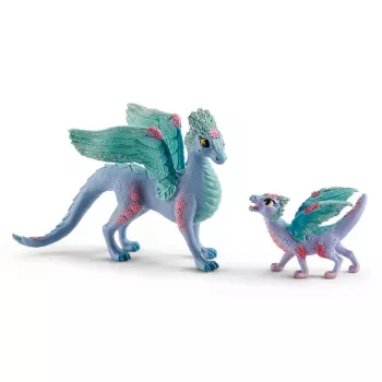Figuur Schleich BAYALA Blossom draak moeder en kind