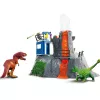 Schleich dinosaurus vulkaan-expeditiebasiskamp veelkleurig 42564