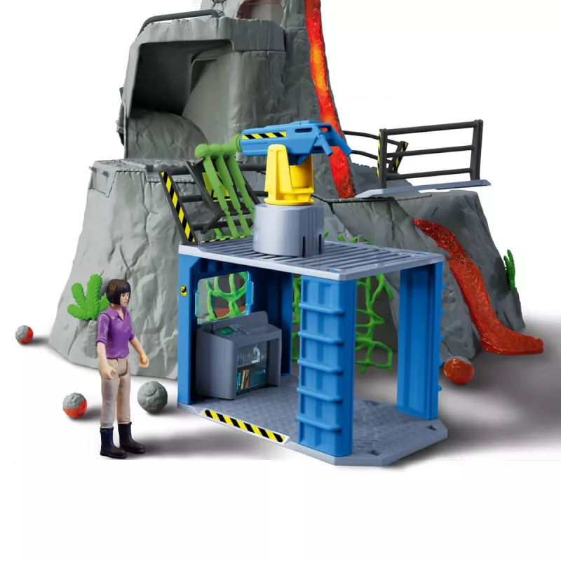 Schleich dinosaurus vulkaan-expeditiebasiskamp veelkleurig 42564