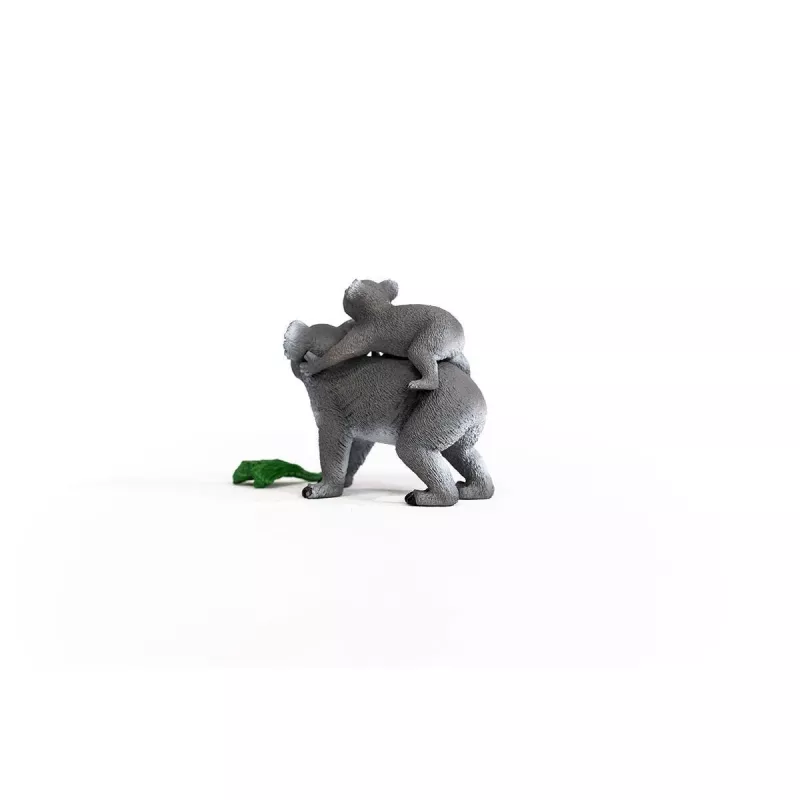 Schleich WILD LIFE Koala-moeder met baby 42566 groengrijs
