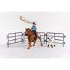schleich Cowgirl Team Roping Fun, 3 jaar, veelkleurig