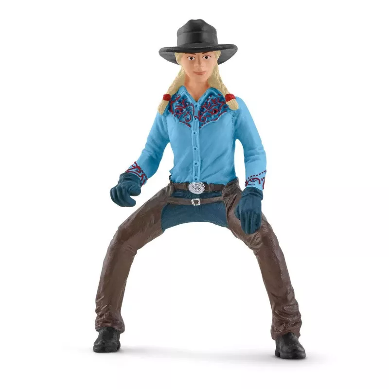 schleich Cowgirl Team Roping Fun, 3 jaar, veelkleurig