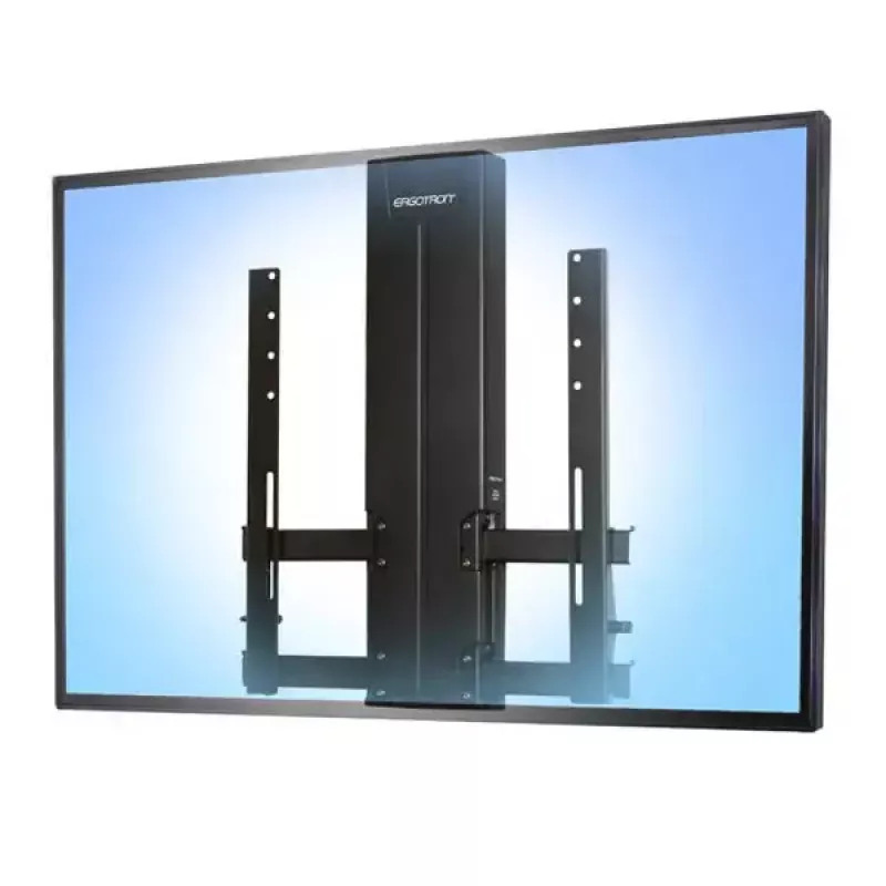 Ergotron Glide Wall Mount HD 61-061-085 wandbeugel, tot 152,4 cm (60 inch), in hoogte verstelbaar, kantelbaar, 18,1 kg, zwart